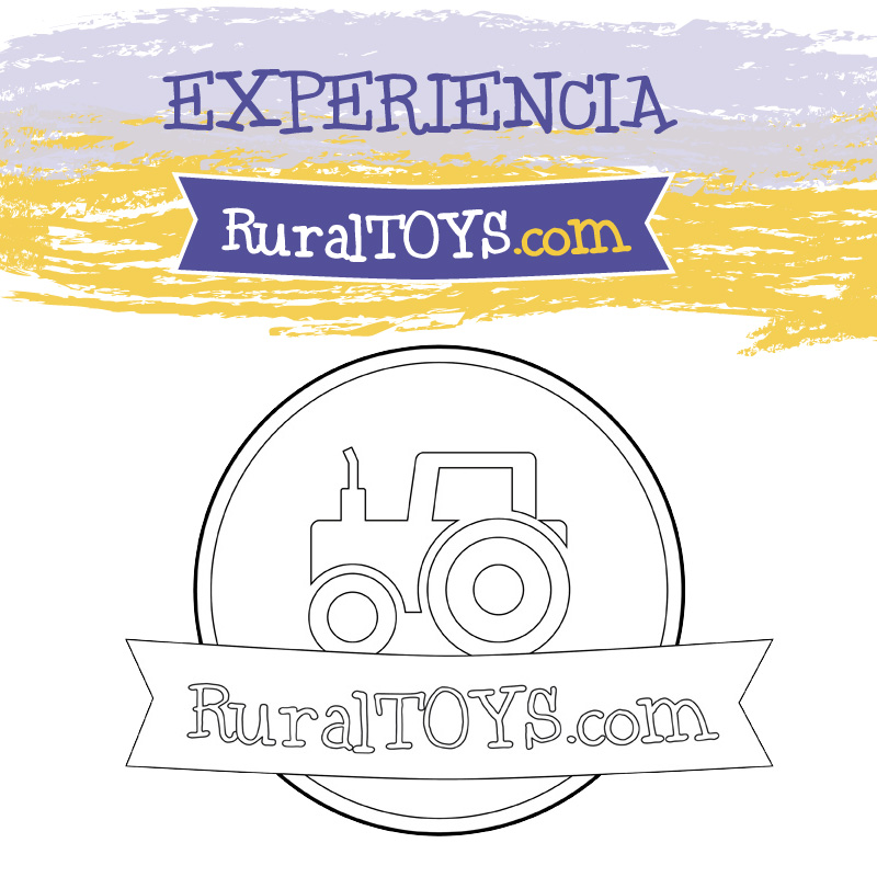 Logo RuralToys coloreable