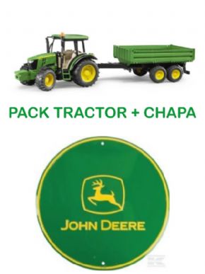 PACK TRACTOR JOHN DEERE + CHAPA